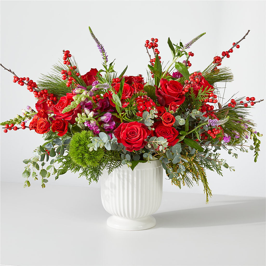 Big Red Bow Bouquet – Waynesboro Emporium, Waynesboro GA