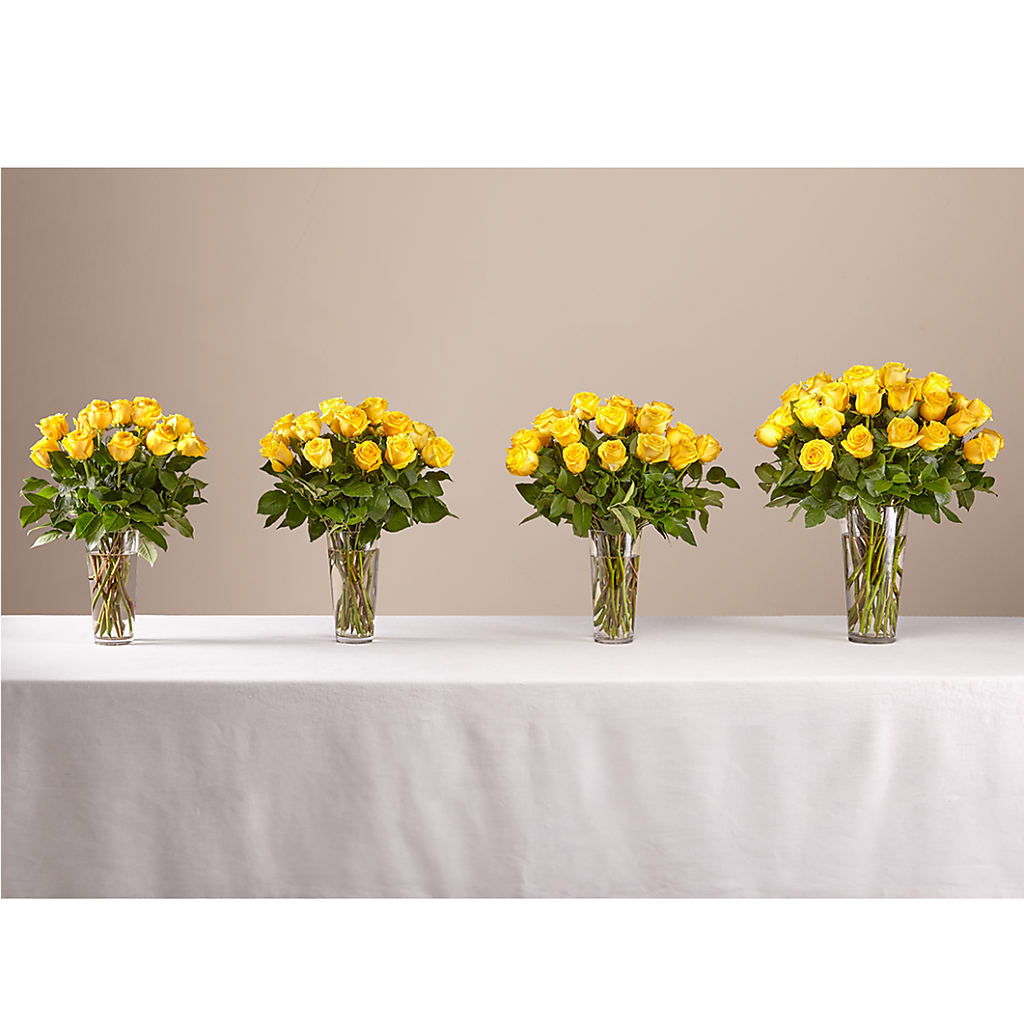 Long Stem Yellow Rose Bouquet – Waynesboro Emporium, Waynesboro GA