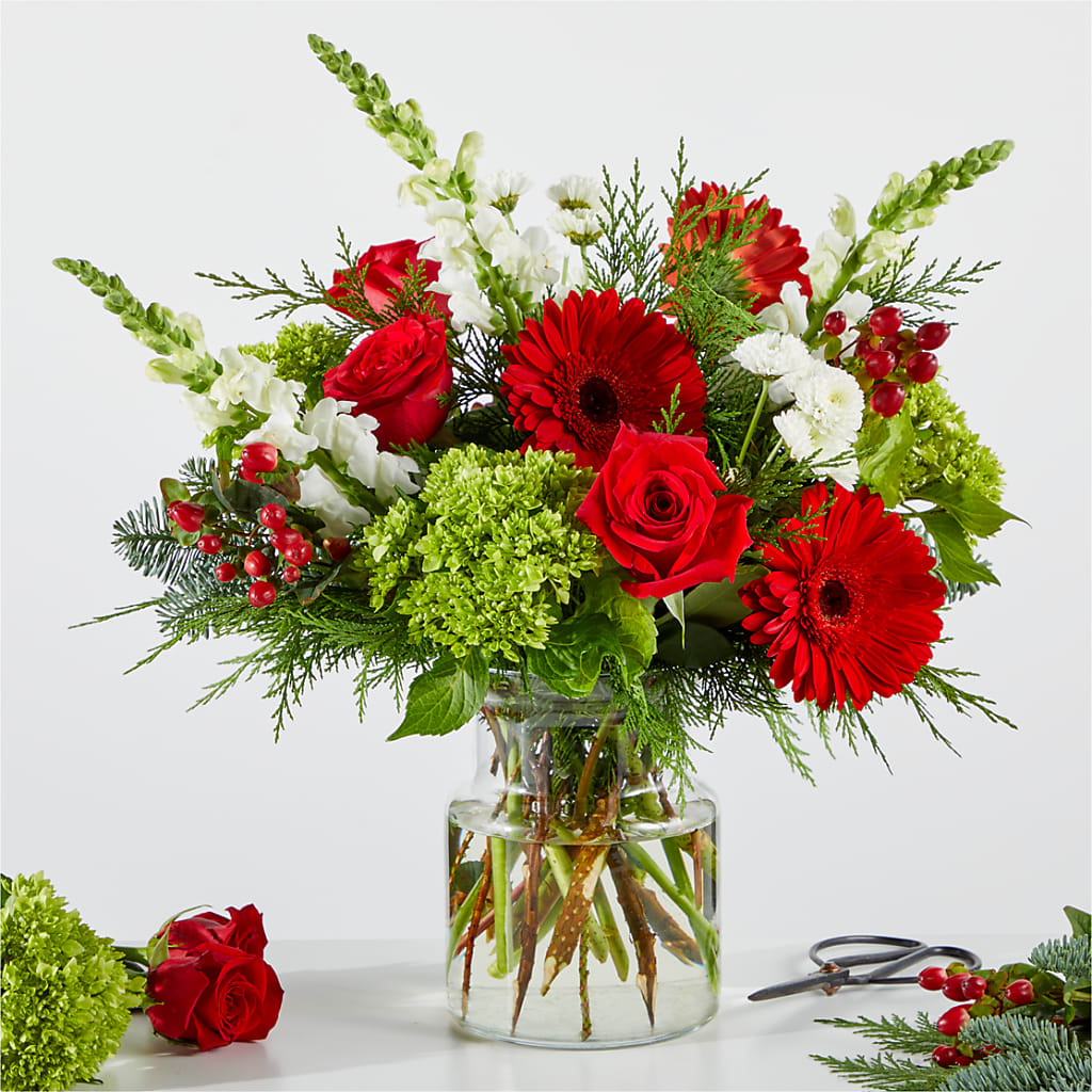 Merry Moment Bouquet – A Florist Original – Waynesboro Emporium, Waynesboro GA
