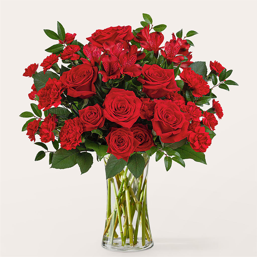 Brilliant Ruby Bouquet – Waynesboro Emporium, Waynesboro GA