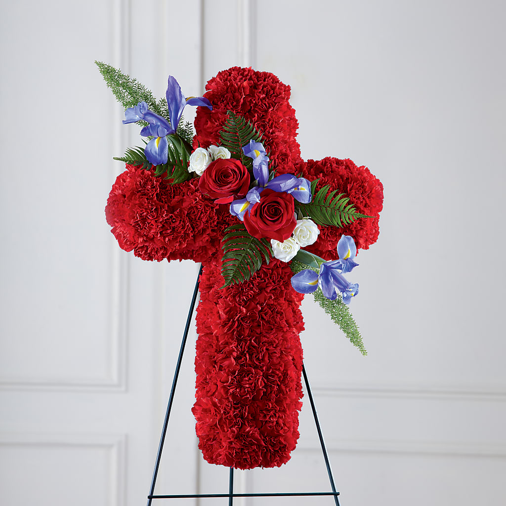 Faithful Hero Floral Cross – Waynesboro Emporium, Waynesboro GA