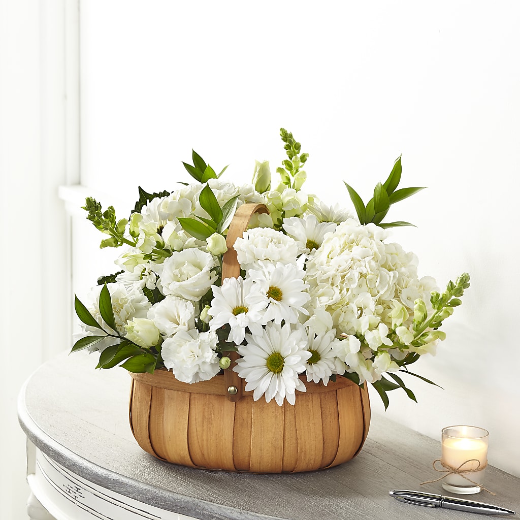 Pure Ivory Basket – Waynesboro Emporium, Waynesboro GA