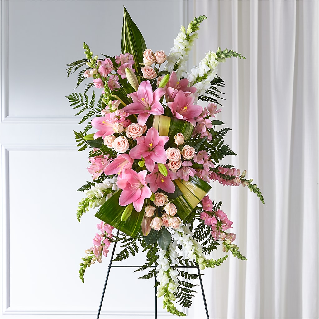 Elegant Embrace Standing Spray – Waynesboro Emporium, Waynesboro GA