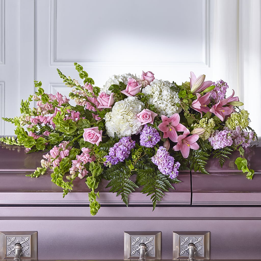 Life's Gratitude Casket Spray – Waynesboro Emporium, Waynesboro GA