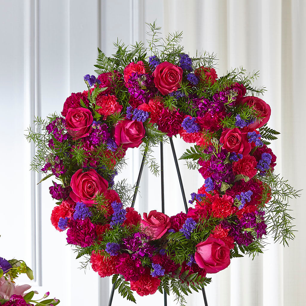 Calming Colors Wreath – Waynesboro Emporium, Waynesboro GA