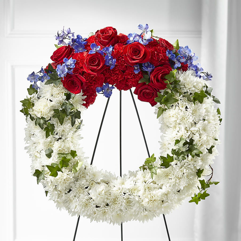 Patriotic Passion Wreath – Waynesboro Emporium, Waynesboro GA