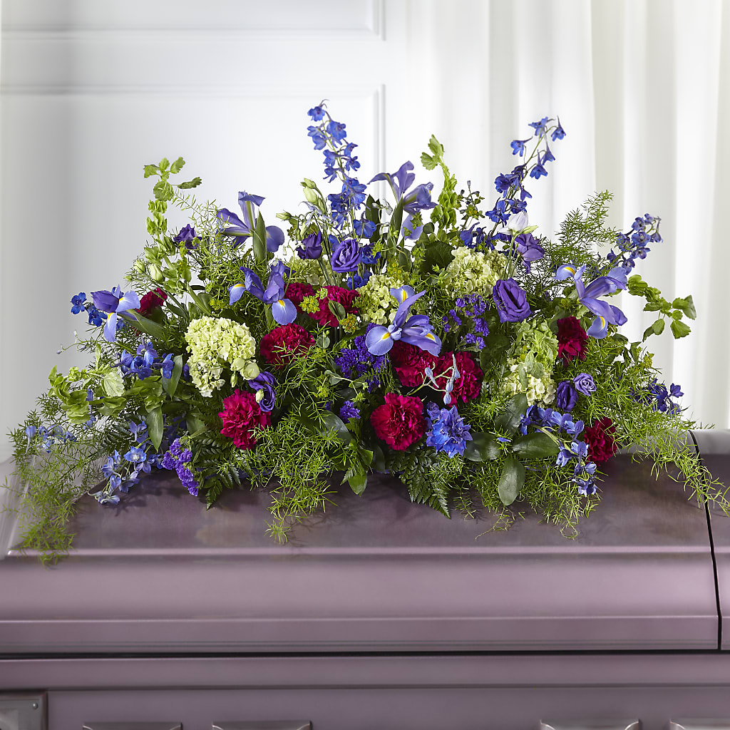 Always Treasured Casket Spray – Waynesboro Emporium, Waynesboro GA