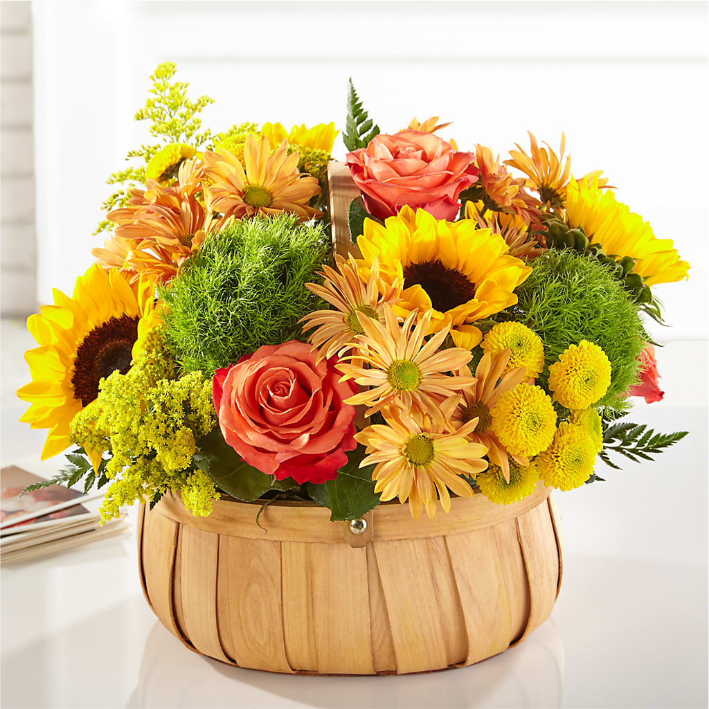 Harvest Sunflower Basket – Waynesboro Emporium, Waynesboro GA