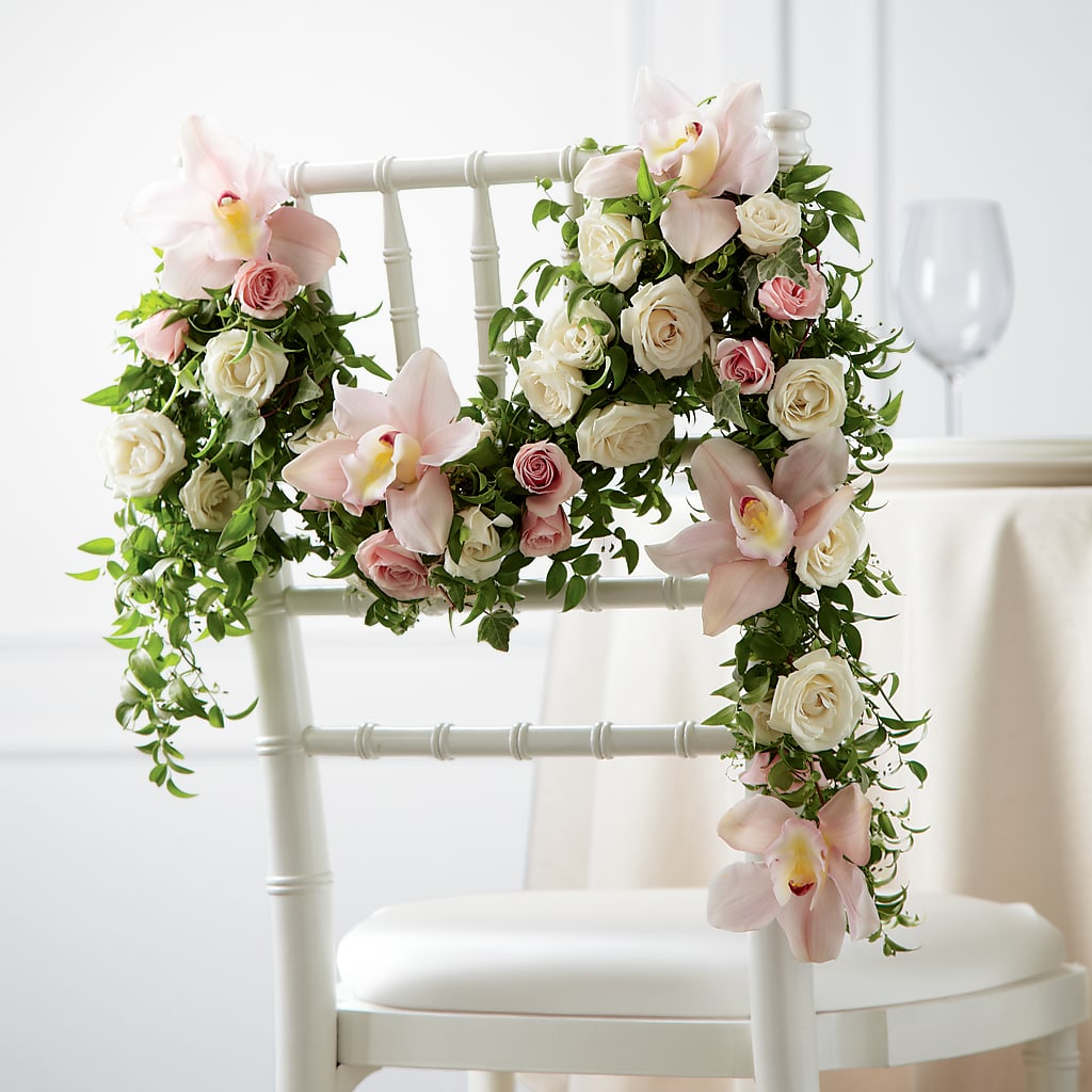 Orchid Rose Chair Décor – Waynesboro Emporium, Waynesboro GA