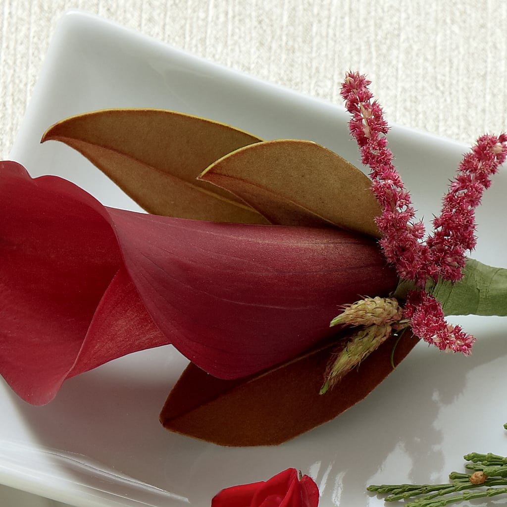Red Calla Boutonniere – Waynesboro Emporium, Waynesboro GA