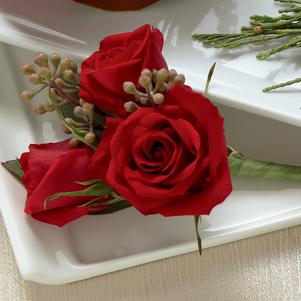 Red Spray Rose Boutonniere – Waynesboro Emporium, Waynesboro GA