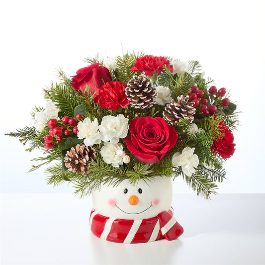 Jolly Snowman Bouquet –  Waynesboro Emporium, Waynesboro GA
