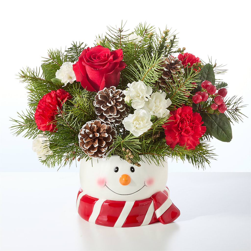 Jolly Snowman Bouquet –  Waynesboro Emporium, Waynesboro GA