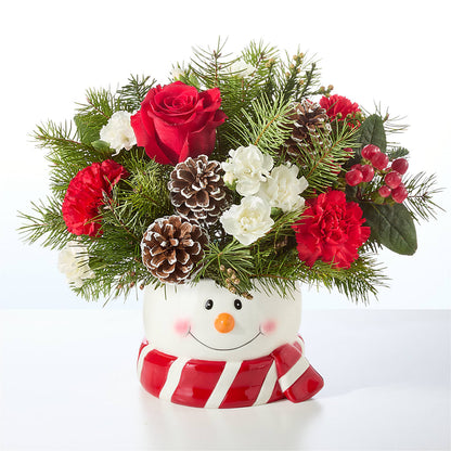Jolly Snowman Bouquet –  Waynesboro Emporium, Waynesboro GA