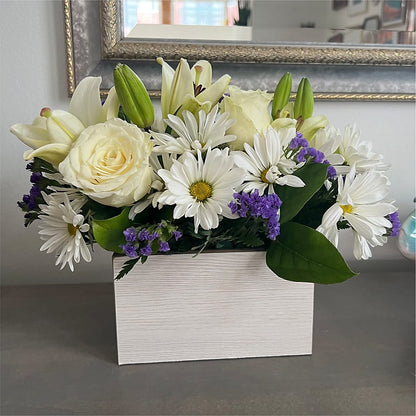Beyond Blue Box Bouquet –  Waynesboro Emporium, Waynesboro GA