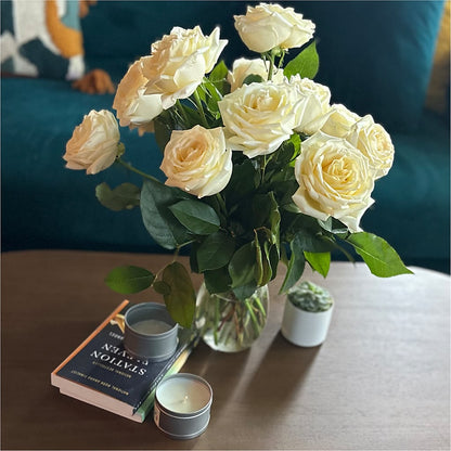 Long Stem Yellow Rose Bouquet –  Waynesboro Emporium, Waynesboro GA