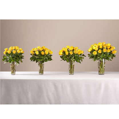 Long Stem Yellow Rose Bouquet –  Waynesboro Emporium, Waynesboro GA