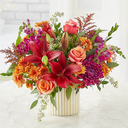 Burgundy Landscape Bouquet –  Waynesboro Emporium, Waynesboro GA