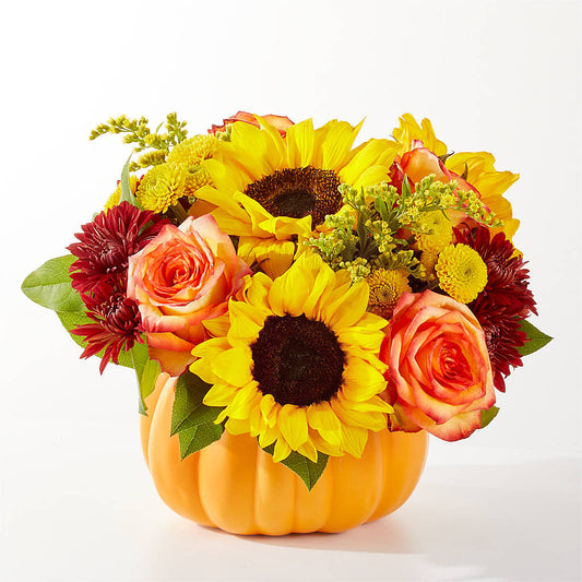 Golden Gourd Pumpkin Bouquet –  Waynesboro Emporium, Waynesboro GA
