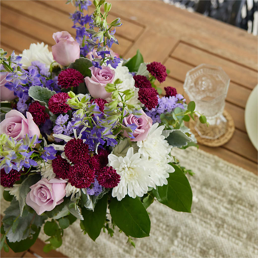 Violet Frost Bouquet –  Waynesboro Emporium, Waynesboro GA