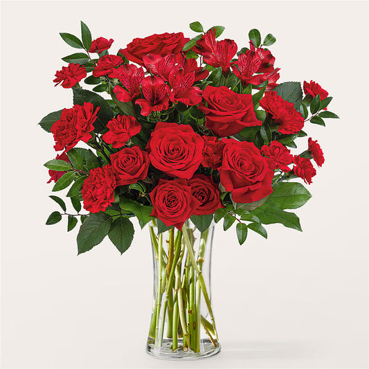 Brilliant Ruby Bouquet –  Waynesboro Emporium, Waynesboro GA
