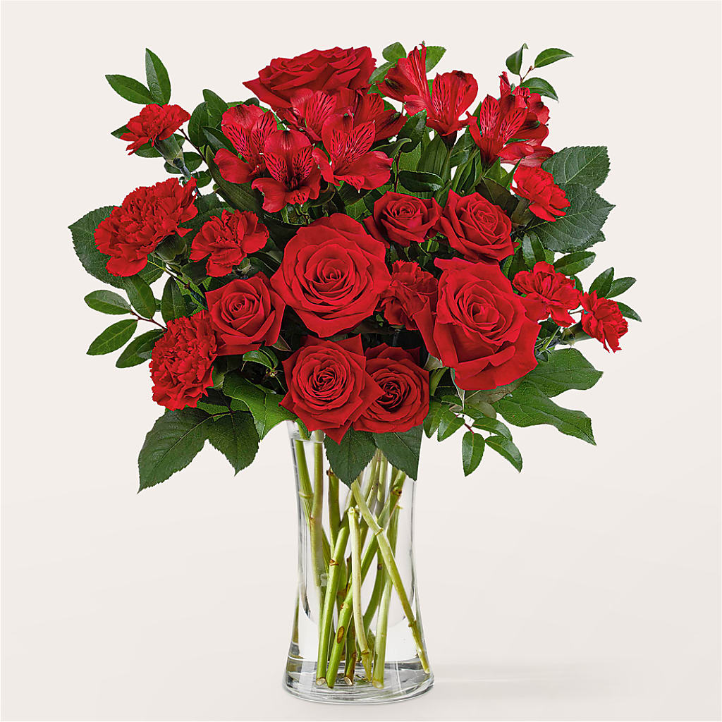 Brilliant Ruby Bouquet –  Waynesboro Emporium, Waynesboro GA