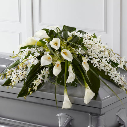 Angel Wings Casket Spray –  Waynesboro Emporium, Waynesboro GA