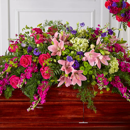 Radiant Tribute Casket Spray –  Waynesboro Emporium, Waynesboro GA