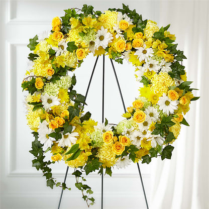 Golden Remembrance Wreath –  Waynesboro Emporium, Waynesboro GA