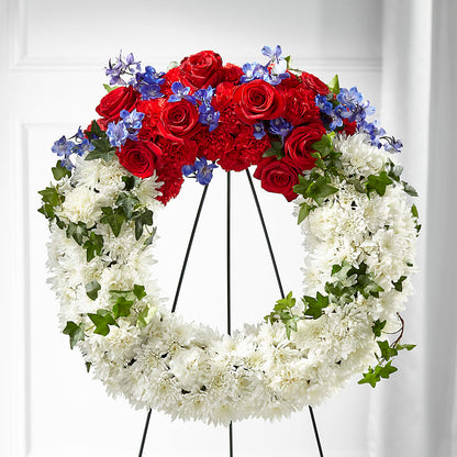 Patriotic Passion Wreath –  Waynesboro Emporium, Waynesboro GA