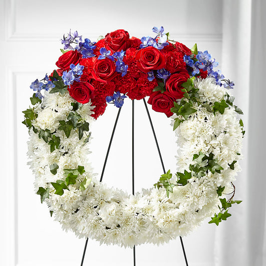 Patriotic Passion Wreath –  Waynesboro Emporium, Waynesboro GA
