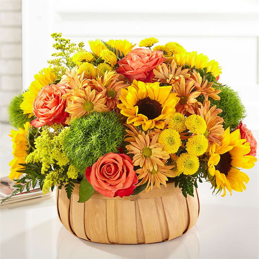 Harvest Sunflower Basket –  Waynesboro Emporium, Waynesboro GA