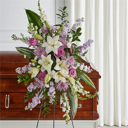 Grateful Hearts Standing Spray –  Waynesboro Emporium, Waynesboro GA