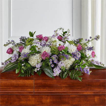 Meadows of Serenity Casket Spray –  Waynesboro Emporium, Waynesboro GA